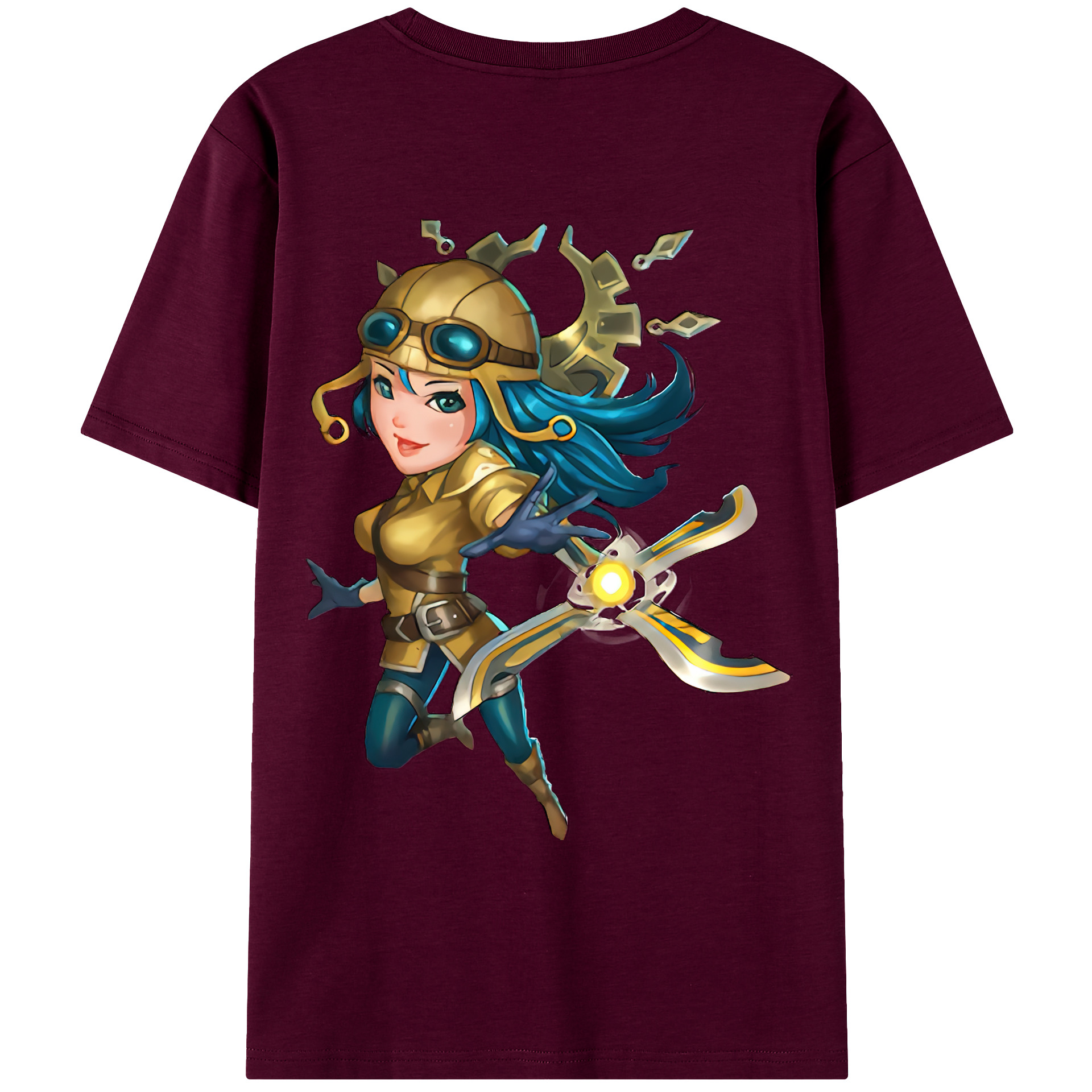 リーグ・オブ・レジェンド League of Legends LOL レディース半袖Tシャツ(バックプリント)